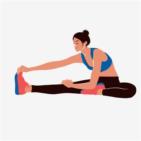Stretch Exercise Clipart Transparent Png Hd Stretching Exercise Girl