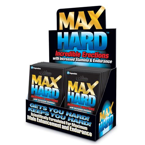 Max Hard Xxx 24 Packet Display Labyrinth Toys