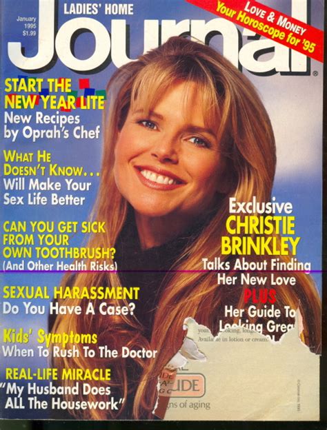 1995 Ladies Home Journal Christie Brinkley Cover Ebay
