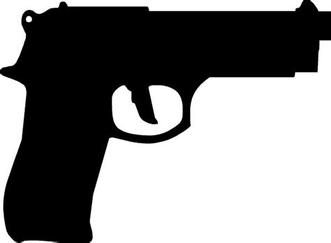 Beretta 9mm Gun Decal Sticker