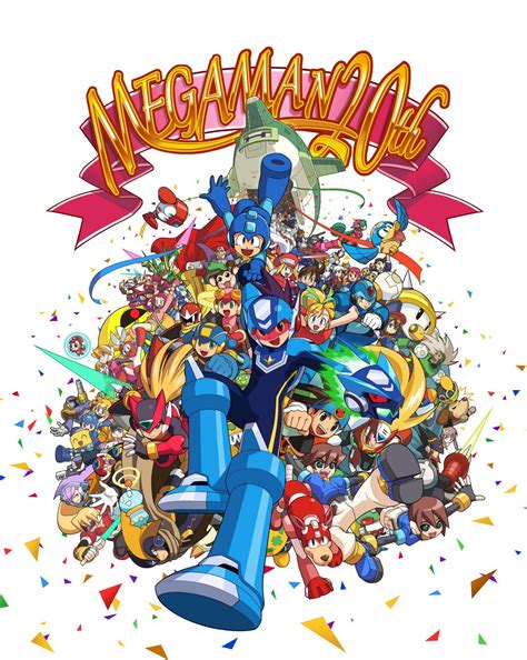 Mega Man Zx Advent 4e261b0080f08 1280×1606 Mega Man Anniversary Art Artwork