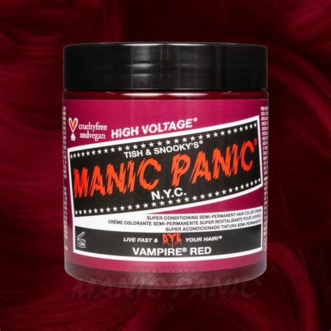 Vampire Red High Voltage Classic Hair Dye 237ml Manic Panic Uk