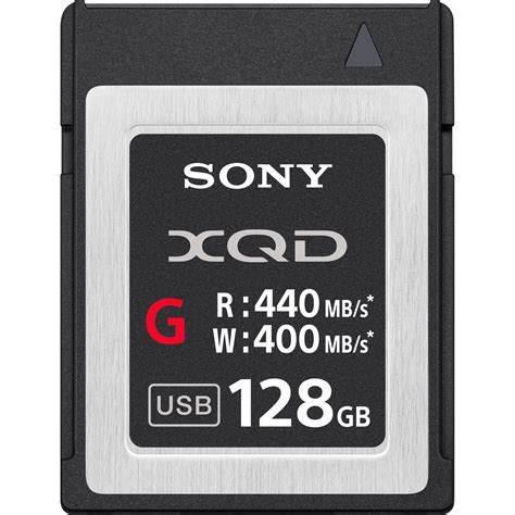 Sony 128gb Xqd G Series Memory Card Qdg128ej Bandh Photo Video