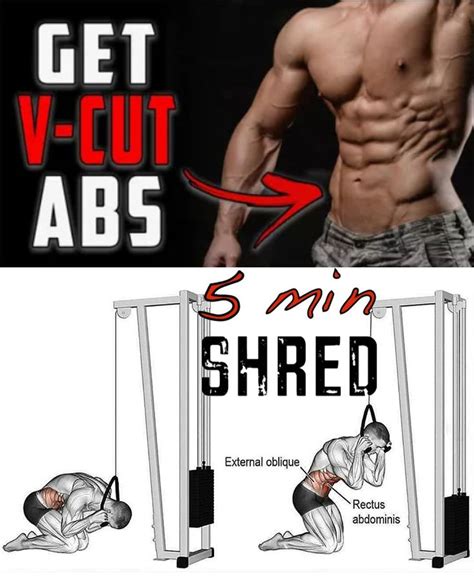 Kneeling Cable Crunch Abs Workout Six Pack Abs Workout Cable Ab