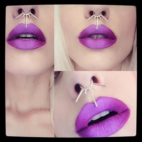 Septum Ring Septum Jewelry Silver Nose Ring Deathcandy Etsy