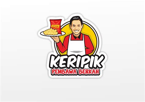 Logo Keripik Pembawa Berkah Desain Logo Makanan Desain Logo Desain