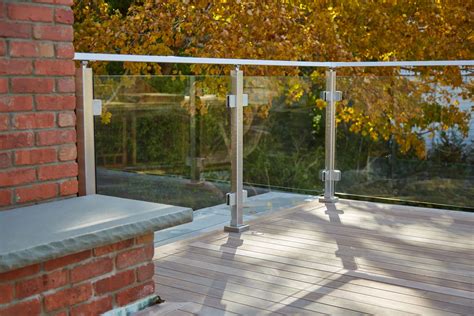 Glass Railing Post System For Balcony Stair And Deck Viewrail