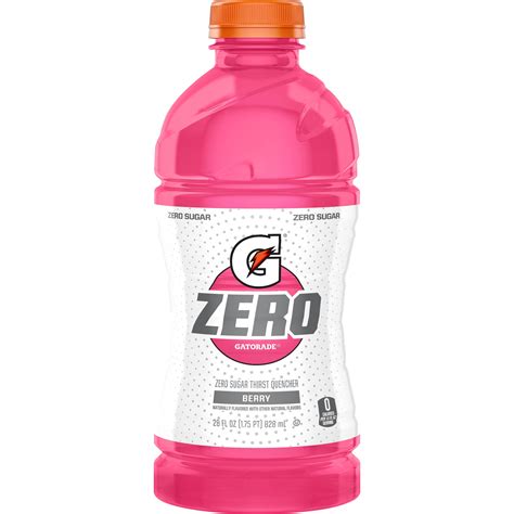 Gatorade Zero Berry Flavored Zero Sugar Thirst Quencher Smartlabel