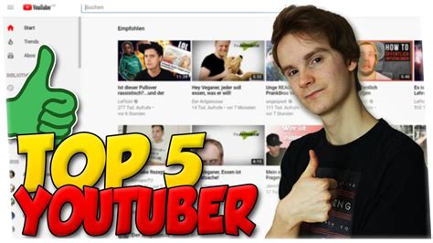 Top 5 Deutsche Youtuber Youtube