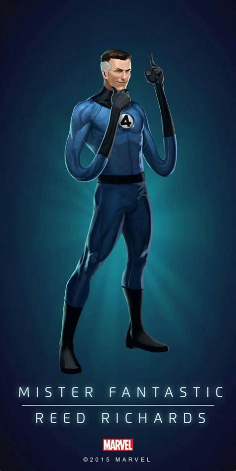 Mister Fantastic Reed Richards Marvel And Dc Characters Mister