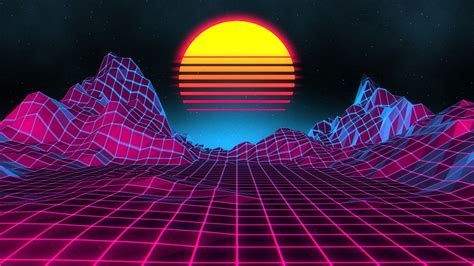Cool Retro Sunset 1920x1080 Wallpapers Wallpaper Cave