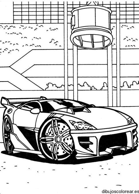 Print cars coloring pages for free and color our cars coloring! Dibujos de Coches