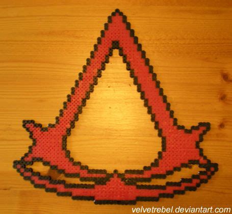 Assassin S Creed Logo Perler Beads By VelvetRebel On DeviantART