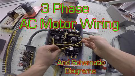 This video will show you how to wire up a 9 wire 3 phase motor to a 480 volt system.watch till the end for my tech tip.if performing on site, be sure to. 3 Phase Magnetic Motor Starter and Wire Diagram - YouTube