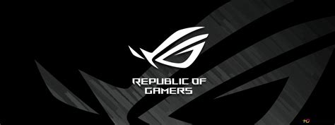 Asus Rog Republic Of Gamers Rog Classic Dark Logo 4k Wallpaper Download