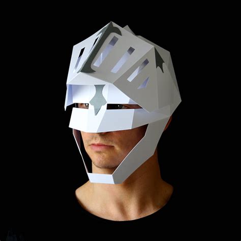 Knight Armour Paper Helmet Papercraft Masks Templates By Ntanos