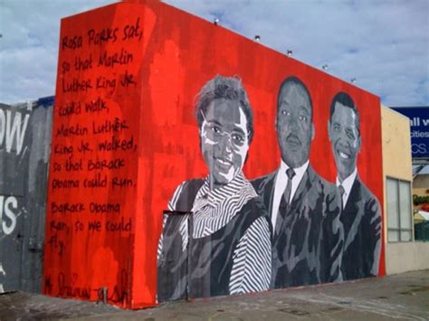 Mbw Paints Mural Of Obama King And Parks On La Brea Laist