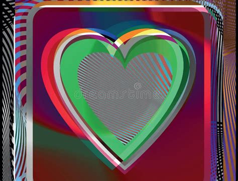 Abstract Heart Illustration Stock Vector Illustration Of Fragment