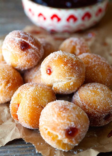 Jelly Filled Donut Holes Recipe Filled Donuts Homemade Donuts