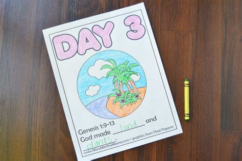 For each letter of the alphabet you'll receive 24 pages of bible activities, worksheets, charts, coloring pages, math explorations and more. Creation Coloring Pages Help Kids Learn the Story - Mary ...
