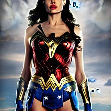 Angelina Jolie As Wonder Woman Stable Diffusion Openart