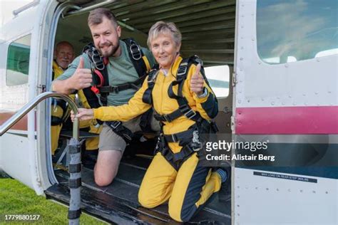 Old Woman Skydive Photos And Premium High Res Pictures Getty Images