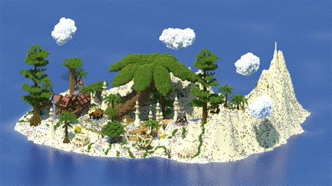 🌴tropical Island Lobby Minecraft Map