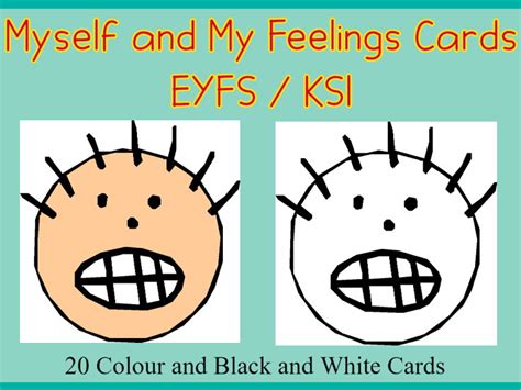 Myself And My Feelings Cards Eyfs And Ks1 Teaching Resources