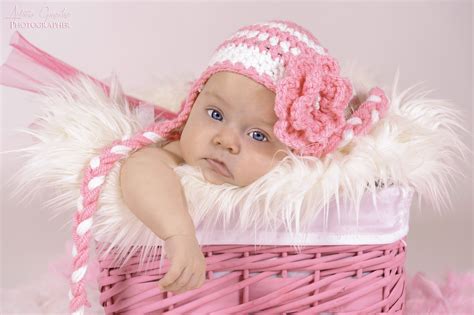 Little Girls Infants Winter Hat Wicker Basket Hd Wallpaper Rare