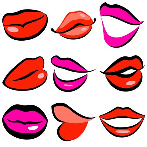 Cartoon Lips Vectors With Eps By Sed4tives On Deviantart