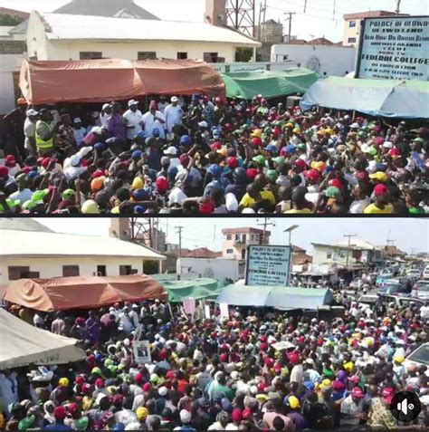 Checkout Drone Shots Of Senator Ademola Adeleke Campaign In Iwo City