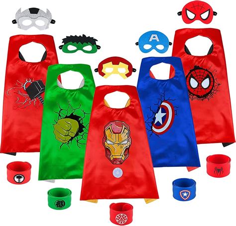 Superhero Capes For Kids Fancy Dress Up 3 4 5 6 7 8 9 10 11 12 Year Old