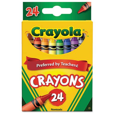 Classic Color Crayons Peggable Retail Pack 24 Colors Elevate