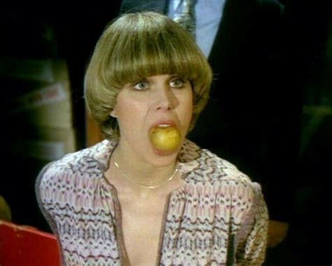 Joanna Lumley As Purdey With An Apple In Her Mouth The New Avengers