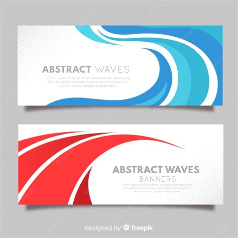 Free Vector Colorful Wave Banner Template