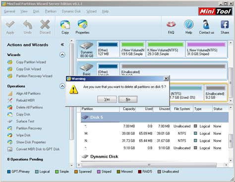 How To Delete All Partitions Minitool Partition Wizard Tutorial