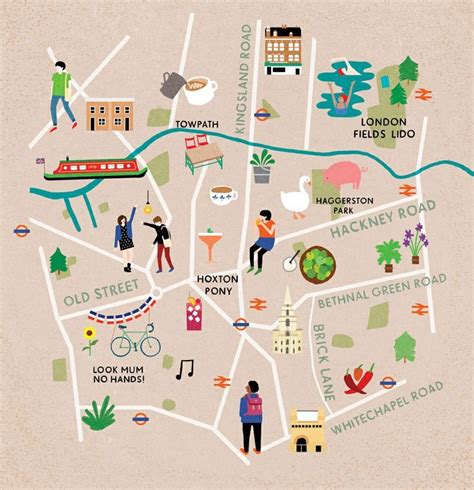 Map Of East London For Cara Magazine London Map East London London