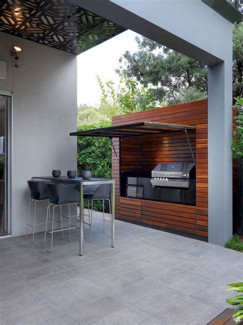 I like this concept a lot! 44+ Amazing Outdoor Kitchen Ideas on A Budget | Outdoor ...