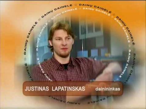 Lietuvos dainininkas Justinas Lapatinskas apie konkursą Dainų dainelė