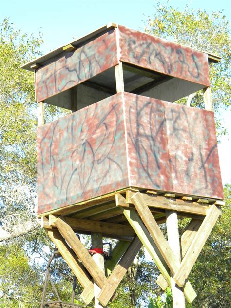 How To Build A Free Standing Deer Hunting Blind Or Stand