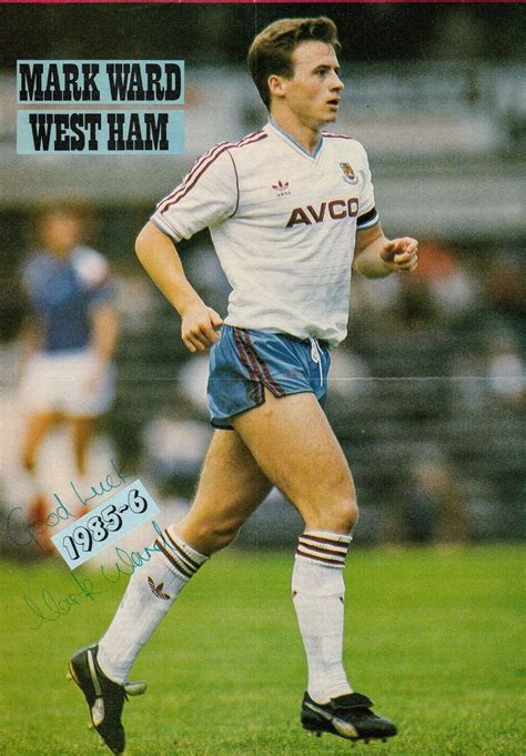 Mark Ward Of West Ham In 1985 Football Kits Football West Ham