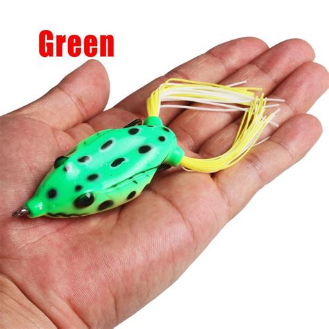 Buy Fishing Lures 1pc Hollow Frog Fishing Lures Soft Topwater Baits For