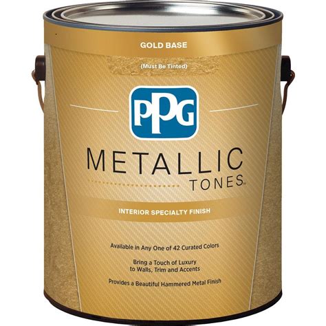 Ppg Metallic Tones 1 Gal Gold Metallic Interior Specialty Finish