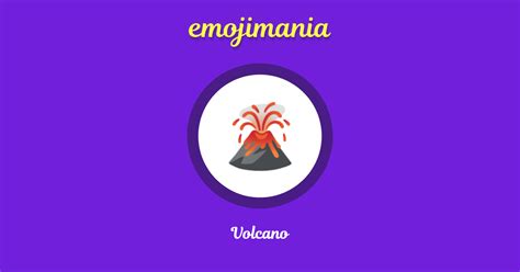 🌋 Volcano Emoji Copy And Paste Emojimania