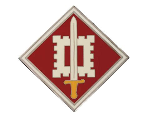 18th Engineer Brigade Enamel Pin