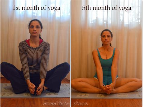 1st Month Of Yoga And 5th Month Of Yoga Yoga Yogapose Ashtanga