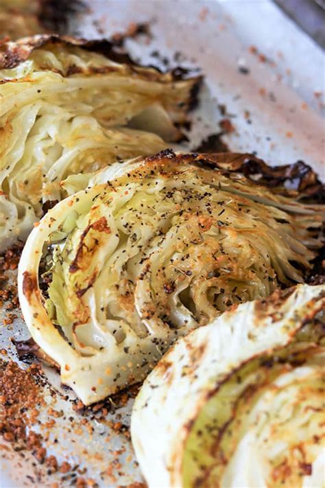 Italian Roasted Cabbage Slices Keto Cabbage Recipe Seeking Good Eats