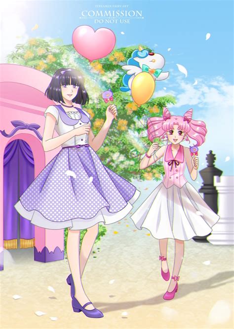 Koya Chibi Usa Tomoe Hotaru Bishoujo Senshi Sailor Moon Commission