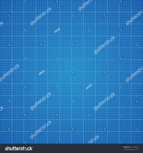 Blueprint Grid Background Graphing Paper For Royalty Free Stock