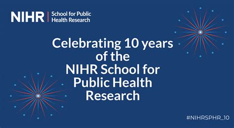 Celebrating 10 Years Of The Nihr School For Public Health Research